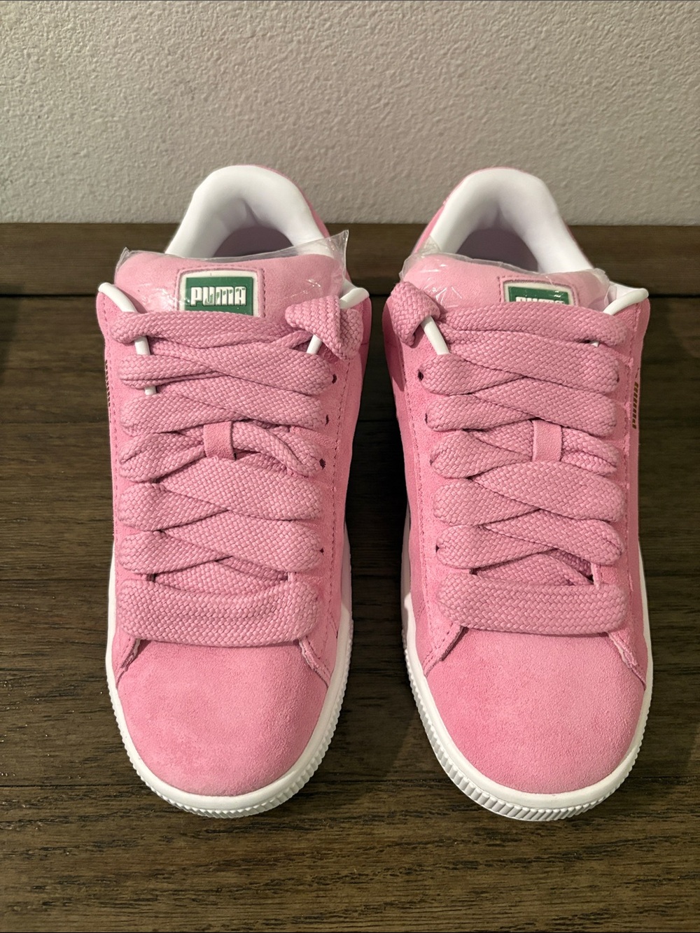 NIB[ PUMA] Suede XL Pink Sneakers Tennis Shoes Mauved Out/White Womens 8.5 / Y 7 - Picture 5 of 15